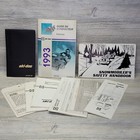 Ski-Doo 1993 Snowmobile Operator's Manual French Version Safety Handbook