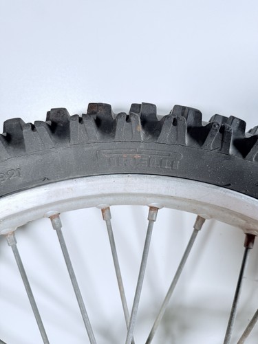 1999 93- 97 KTM300EXC KTM 250 EXC Front Wheel Tire Rim Hub Assembly W/ Pirelli - Picture 5 of 5