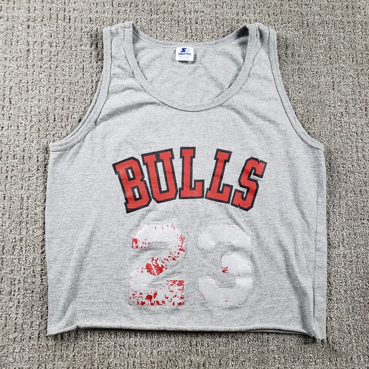 CHICAGO BULLS JERSEY #23 CROP TOP TEES FOR WOMEN