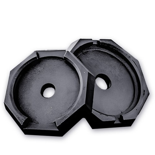Permanently Attached RV Leveling Jack Pad for 9 inch Round ...