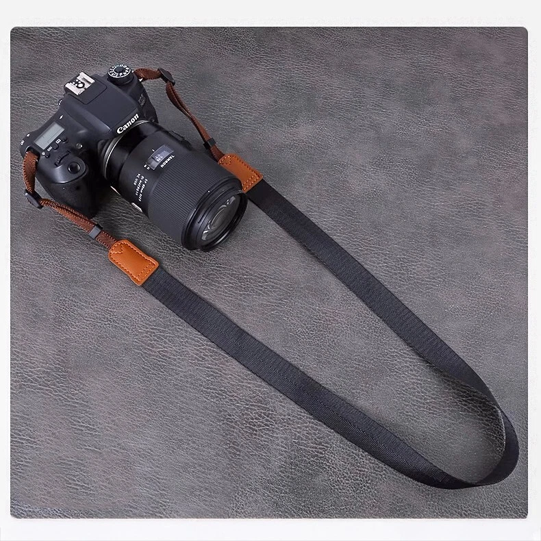 Correa para el cuello de cámara ajustable de liberación rápida para cámaras DSLR/SLR/sin espejo negra Foto 3 de 4