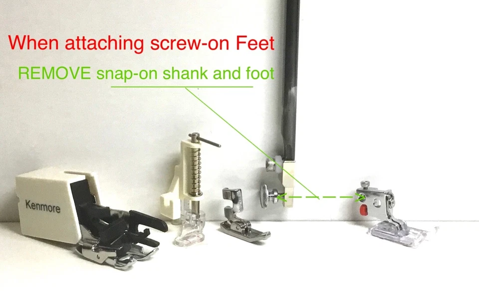 Kenmore Super High Conversion Kit to regular pressure feet (bin 01) - Image 2 of 4