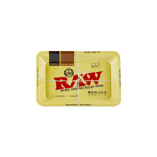 RAW CLASSIC METAL ROLLING TRAY MINI 7'' X 5'' FREE SHIPPING 