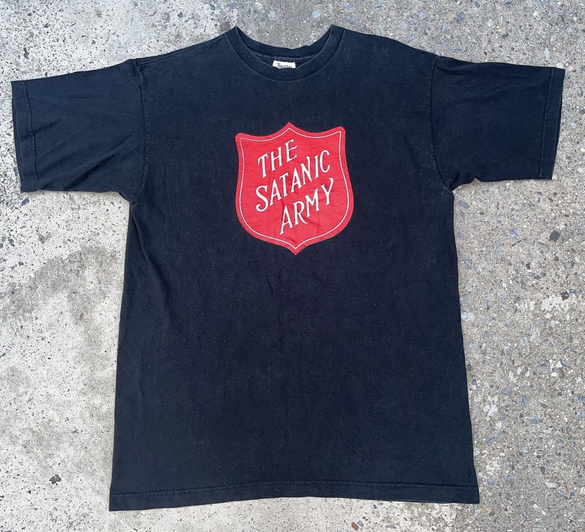 Vintage The Satanic Army Marilyn Manson Willy Wonka Shirt L Vintage The Satanic Army Marilyn Manson Willy Wonka Shirt L