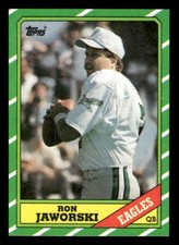 1986 Topps #269b Ron Jaworski Philadelphia Eagles