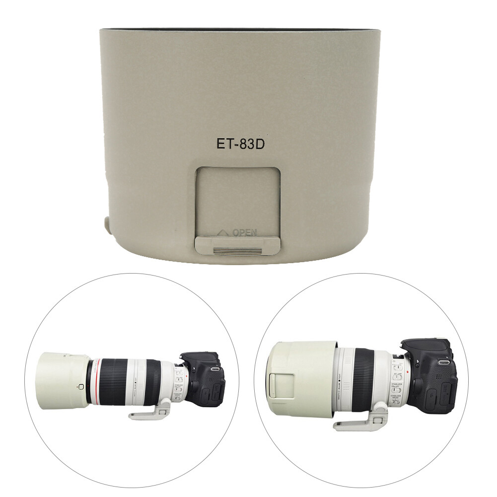 ET83D White Plastic Lens Hood For EF 100400mm F/4.55.6L IS II USM