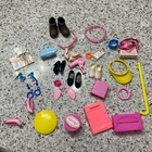vintage barbie accessories Purse Shoes Jewelry Boots Hair Dryer
