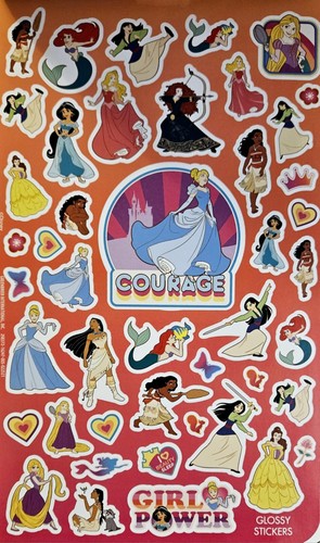 Disney Princess School Supplies 2 Folders Pen Pencil Case 150+ Stickers Crayons - Picture 12 of 12