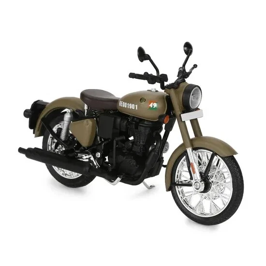 Genuine Royal Enfield Classic 350 1 12 Scale Model Stormrider Sand