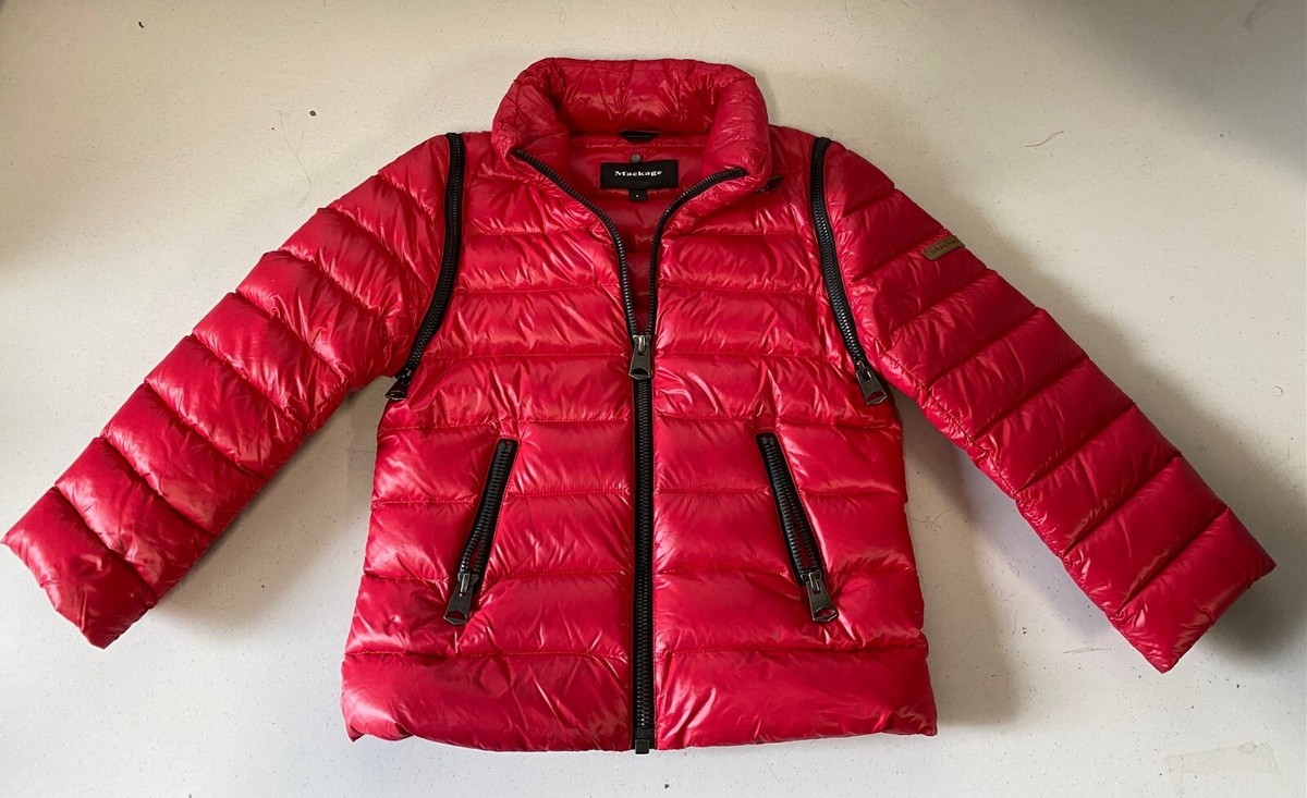 MACKAGE Kids 2- in- 1 Lightweight Down Jacket/Vest Size 4/104 cm  