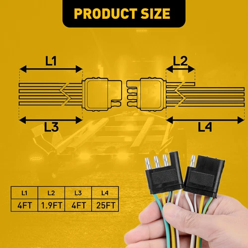 Rear Led Submersible Trailer Tail Lights Kit Boat Marker Truck Waterproof new - Picture 21 of 72