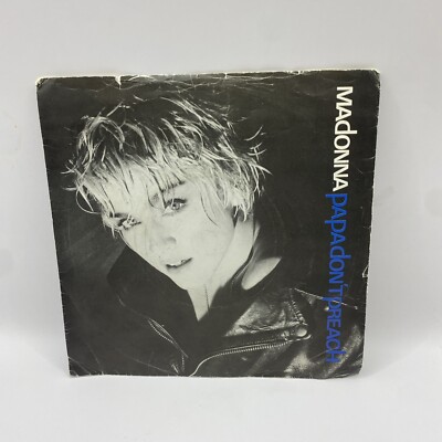 Madonna   Papa Don't Preach 7  VG+/VG Single