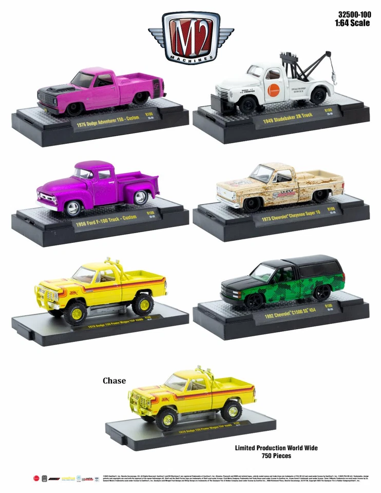 M2 Machines Auto-Trucks - 1976 Dodge Adventurer 150 - Custom 32500 R100 - Image 2 of 2