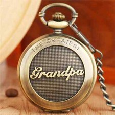 Grandpa Pocket Watch NEW Gift for Papa Birthday Christmas