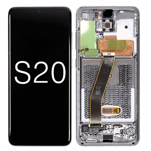 Samsung Galaxy S20 Display LCD Screen with Frame Assembly Replacement Part G980 - Zdjęcie 5 z 8