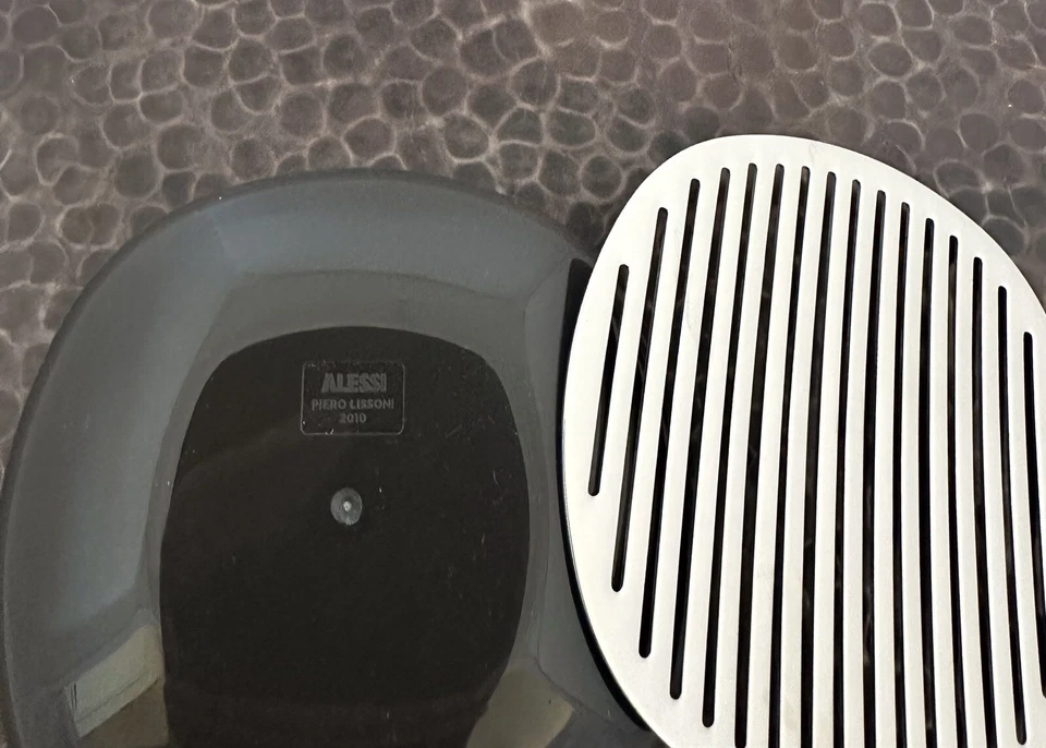 Alessi Birillo мыло блюдо редкая черный разработан Пьеро Лиссони - Изображение 3 из 4