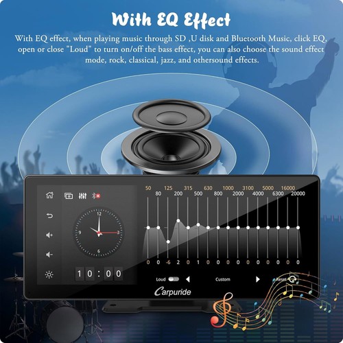 Carpuride W103Pro Wireless Carplay Android Auto Portable Navigation Bildschirm - Bild 8 von 9