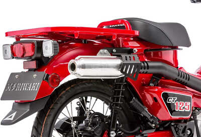 モコナ専用 For Honda CT125 Monster Full Exhaust Muffler Black Moriwaki