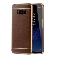 Phone Case for Samsung Galaxy S7 Edge Protective Back Cover Bumper Cases Brown