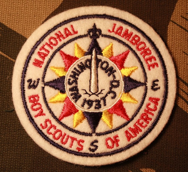 1937 BSA Boy Scout National Jamboree Pocket Patch classic reproduction