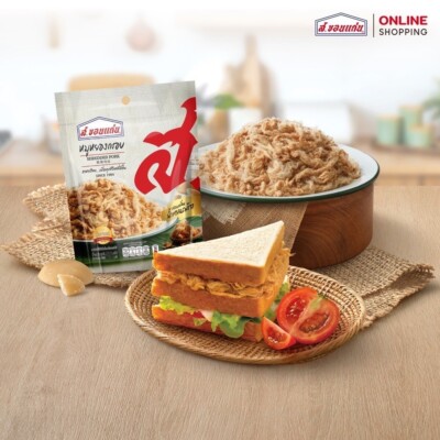 Crispy flossy pork, size 60 grams, Khon Kaen brand, from