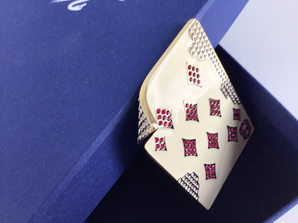 Broche/Pin Damas SWAROVSKI "8 de Diamantes" con Caja y Certificado - NUEVO Foto 4 de 4