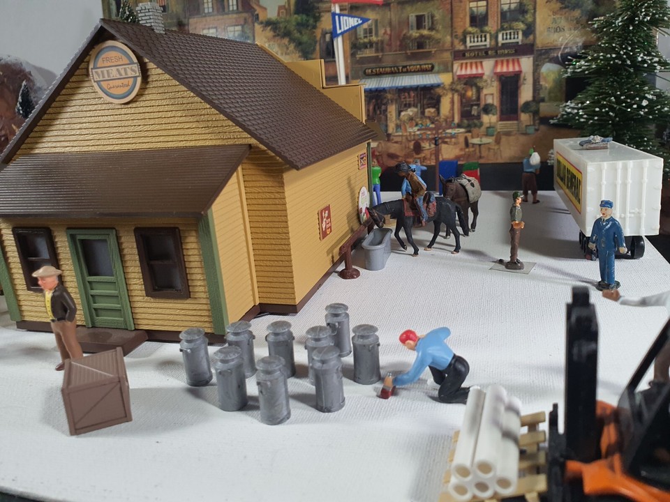 O Scale General Super Market Store Grocery Store For Your Train Layout