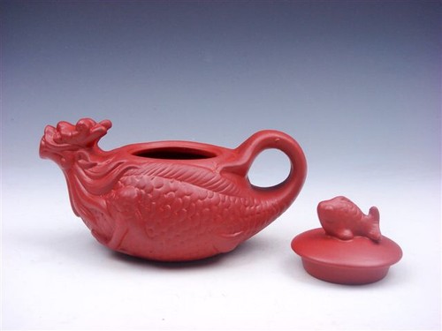 YiXing Zisha Clay Dragon Shaped Teapot Fish Lid Tea Brewing 150ML #03152401 - Picture 7 of 10