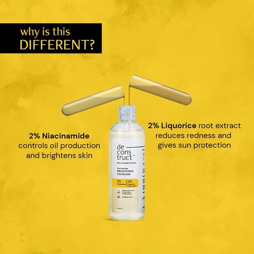 Deconstruct Facewash | For Tan Removal, Clear and Bright Skin & Glowing Skin - Picture 5 of 19