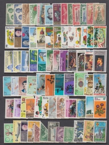 NEW ZEALAND 1930's/1970's COLLECTION 200 DIFFERENT MINT MNH (ID:Silver2118) - Picture 2 of 3