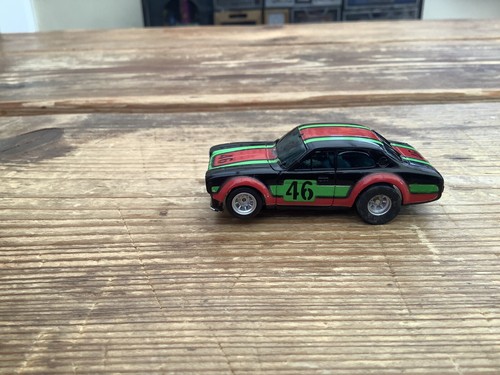 AFX Aurora Tomy Mk1 Ford Escort No.46 (black) HO 1:64 Scale Slot Car G-Plus Runs - Picture 3 of 8