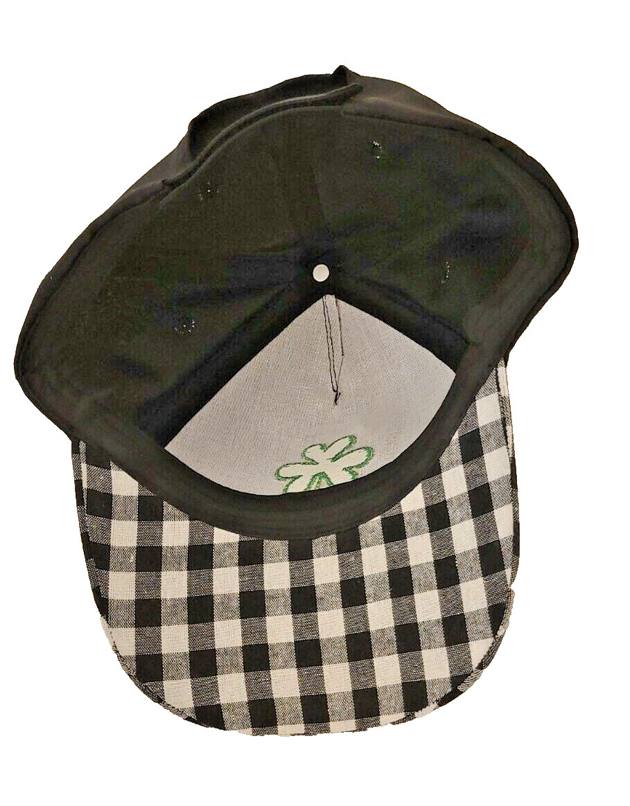 Clover Baseball Hat - Plaid and Solid Pattern - image 6