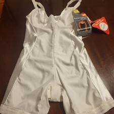 Vintage NWT 34C Body Re-Former II By Smoothie 4052 Shapewear Spot Control White