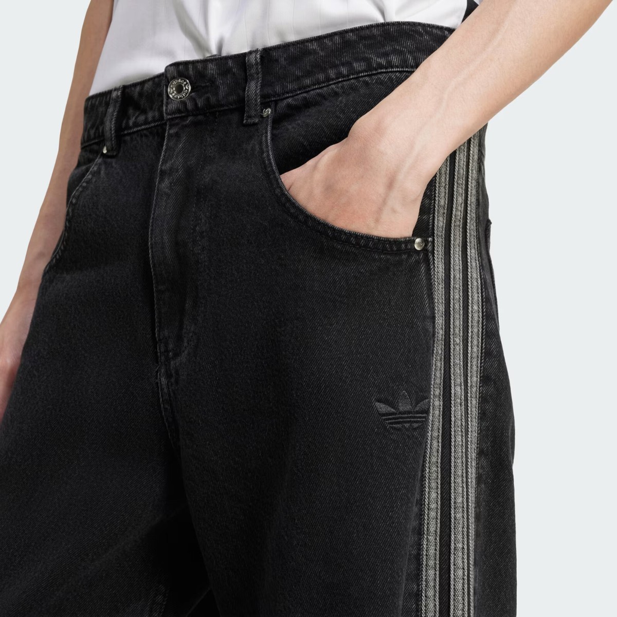 パンツ Adidas DenimFirebird Pants JC6718 adidas Adicolor Denim Firebird Pants - Black | Free Shipping with