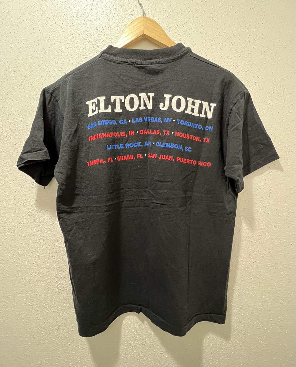 Vintage 1999 Elton John Tour T Shirt Size M (W 20 X L 29) - Etsy