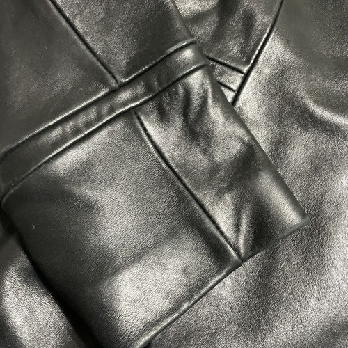 Avanti New York Women’s Soft Black Leather Jacket Size XL Buttons - Picture 2 of 10