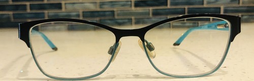 Steve Madden Designer Lovve Women's Eyeglasses Rx Black/Aqua Frames 47-14-125 - 第 6/11 張圖片