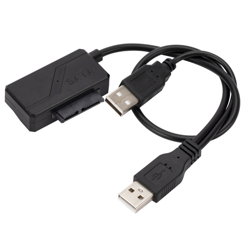 SATA to USB 2.0 Adapter Cable External Power Cable for CD/DVD ROM ...