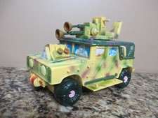 Vintage 1992 Playmates TMNT Sewer Sancruiser Military Vehicle