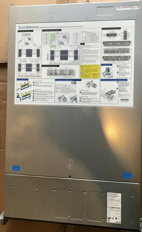 Intel R2000WTXXX Server Chassis 2U Rack= - Image 2 of 4