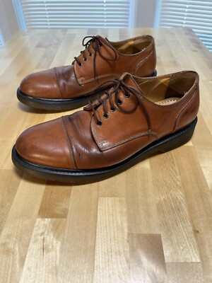 Dr. Martens Made in England Brown Leather Oxford Shoes Men\'s UK8 US9 Vintage Dr. Martens Made in England Brown Leather Oxford Shoes Men  main image 2