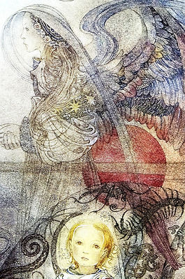 Sulamith Wulfing ANGEL and CHILD UNDERGROUND w CREATURES 1978