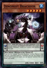2016 Yu-Gi-Oh Breakers of Shadow #BOSHEN027 Dinomist Brachion C
