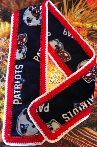 NFL NEW ENGLAND PATRIOTS Fleece Football Schal - Unisex 62” X 8” 🏈 NEU - Bild 4 von 4