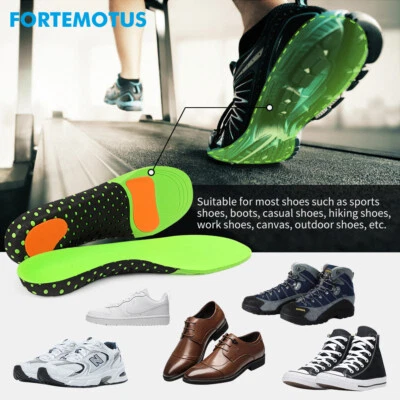 FORTEMOTUS Orthopädische Einlegesohlen Schuheinlagen Arbeitsschuhe Fersensporn Gel Sport