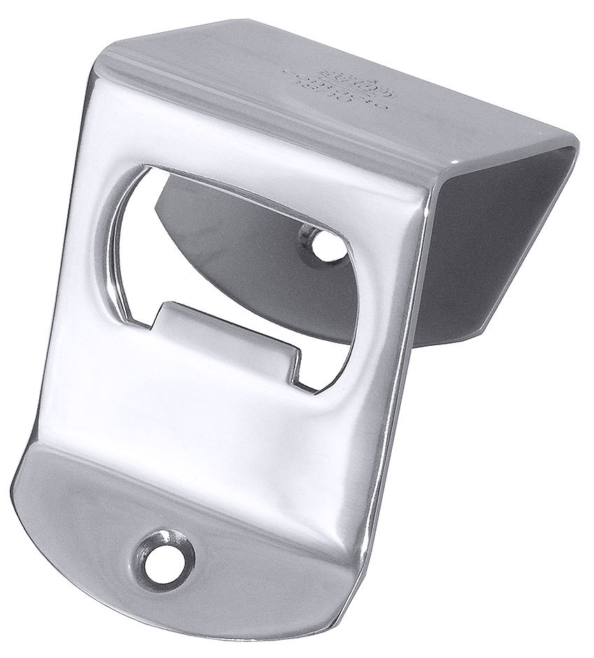 Flaschenöffner für die Wandmontage, aus Edelstahl 18/0, extra schwere Qualität