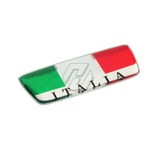 ITALIA Flag Sticker Italy Emblem Badge Decoration for Italian Car Bike Truck - Picture 3 of 5