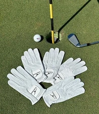 All-Cabretta Leather Golf Glove Men's Regular Sizes (5 - pack)