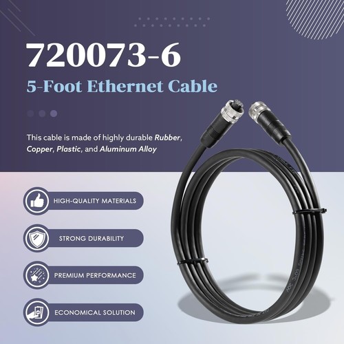 720073-6 5 Foot Ethernet Cable AS EC 5E Replace for Humminbird,Fit for APEX,Onix - Bild 6 von 14