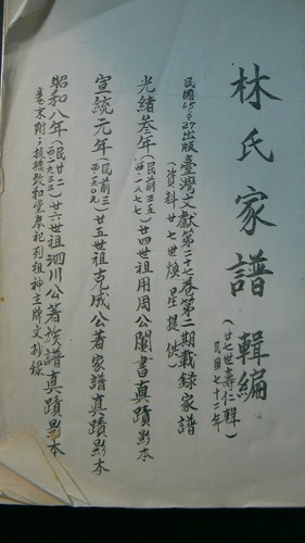 Vintage Taiwan Lin Family Genealogy Manuscript 台灣林氏族譜 Ancestral Record - Bild 2 von 13